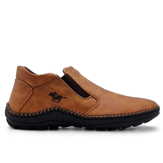 Mid-Top Laceless Slip On Loafers