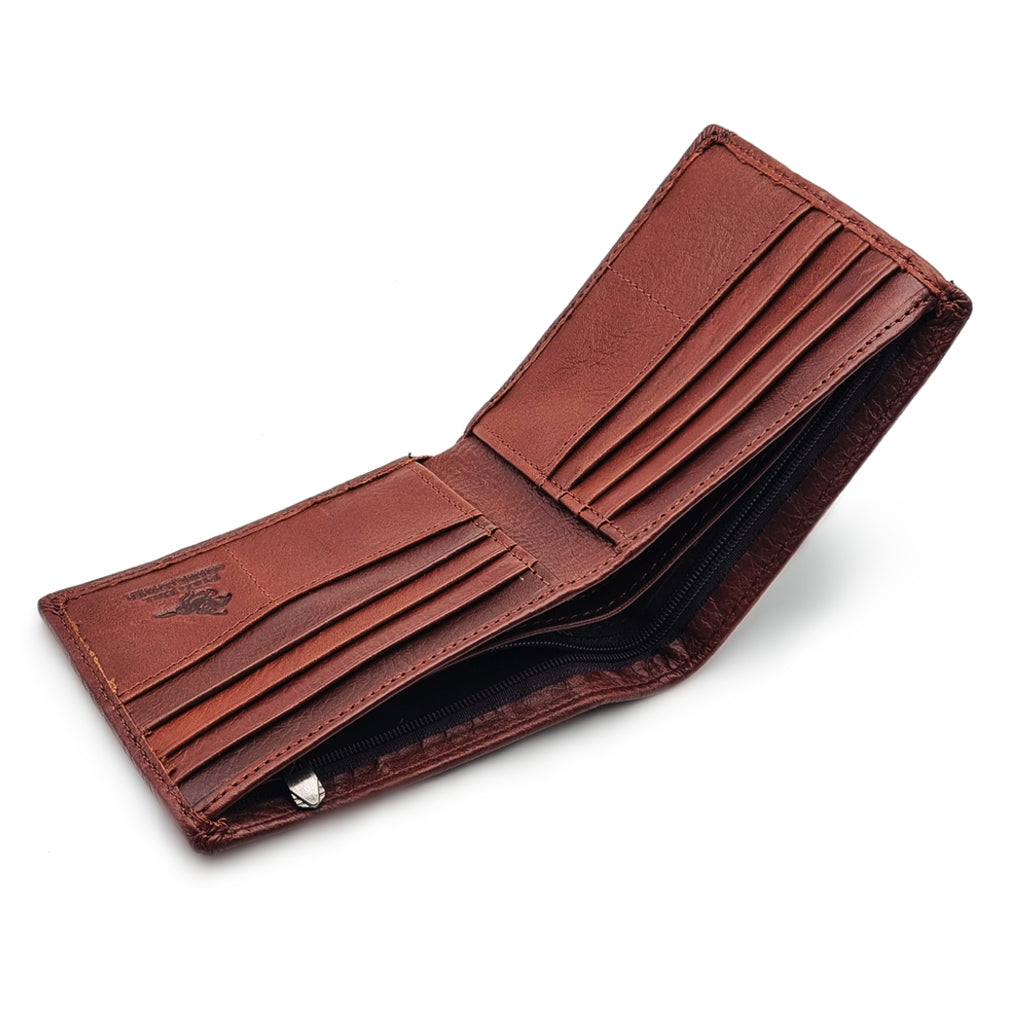 Genuine Leather BiFold Wallet with Front Pocket