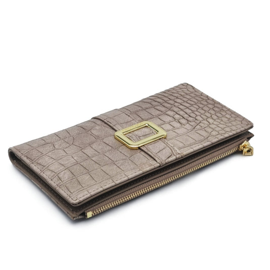 Scale Pattern Long BiFold Purse