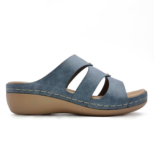 Lightweight Slide Wedge Sandals