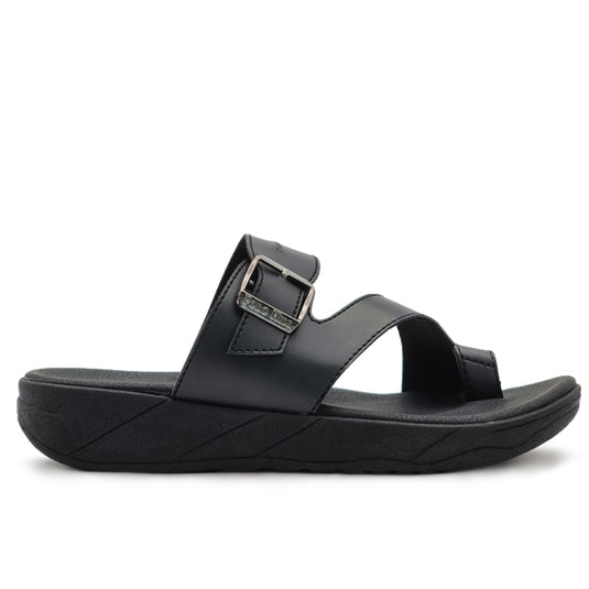 Single Buckle Toe Loop Thick Sole Sandals