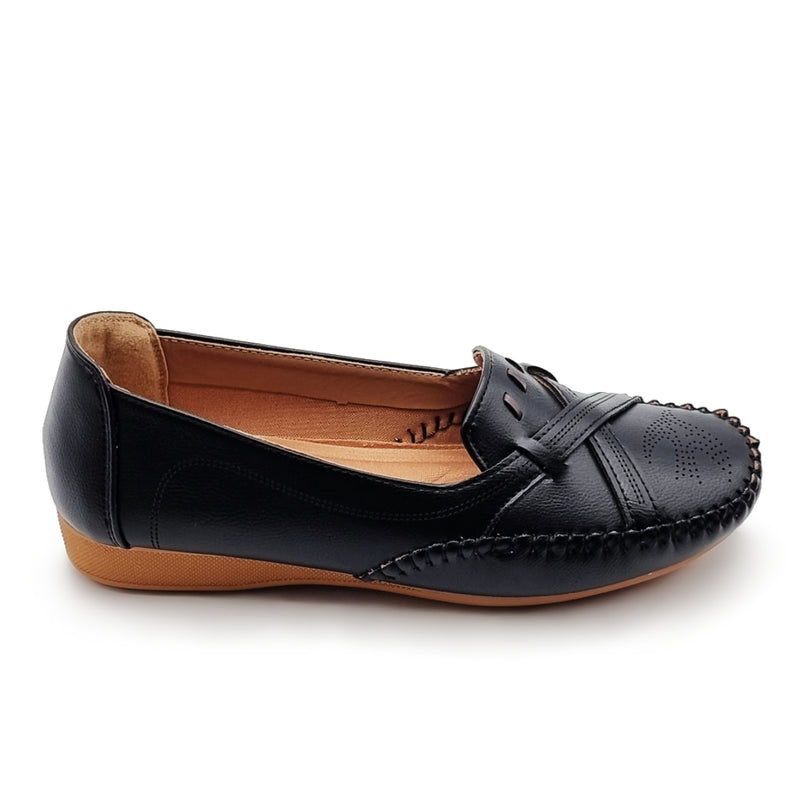 Load image into Gallery viewer, Crossed Vamp Loafers Shoes
