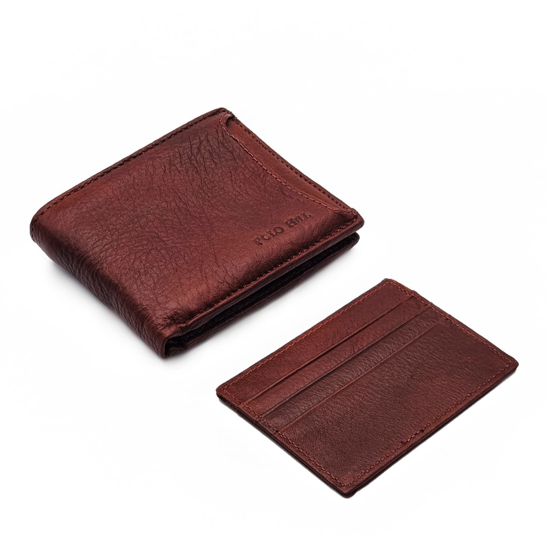 Genuine Leather BiFold Wallet with Front Pocket