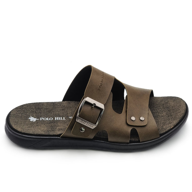 Load image into Gallery viewer, Single Buckle Cut Out Slide Sandals
