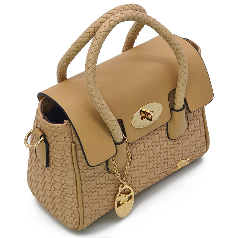 Load image into Gallery viewer, Suzette Straw-Like Satchel Bag
