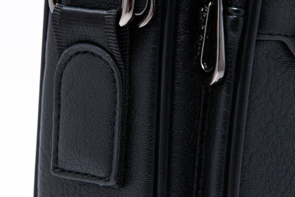 Faux Leather Crossbody Sling Bag