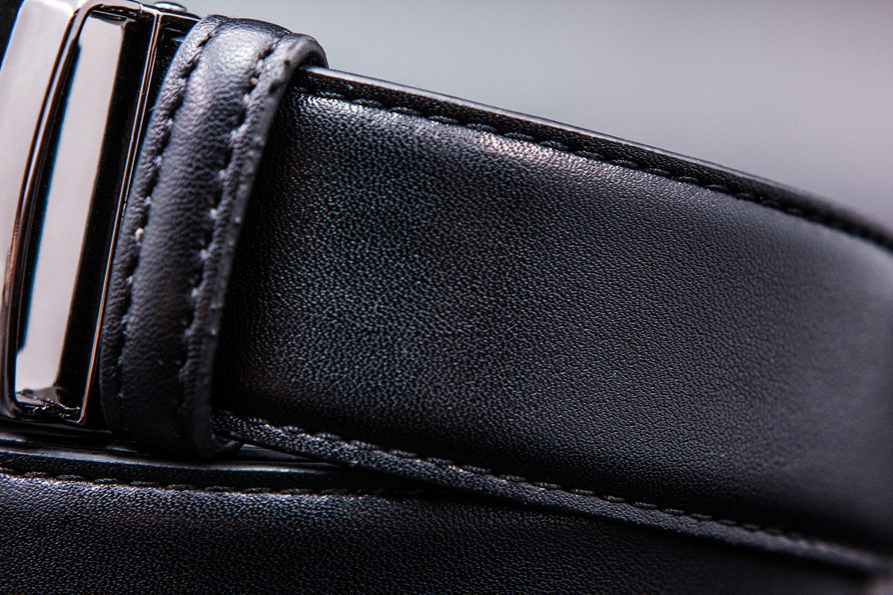 Premium Series Faux Leather Automatic Buckle 140cm Belt Gift Box