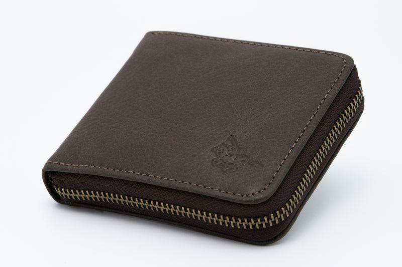 Load image into Gallery viewer, Genuine Leather RFID Protected Ziparound Wallet - Card Slots
