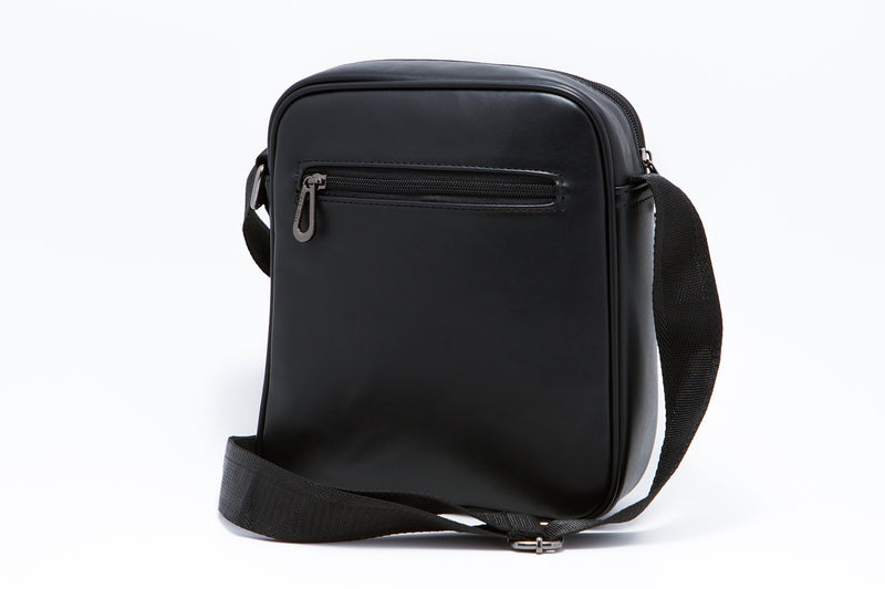 Load image into Gallery viewer, Oily Texture Crossbody Bag with Front Zip Pockets
