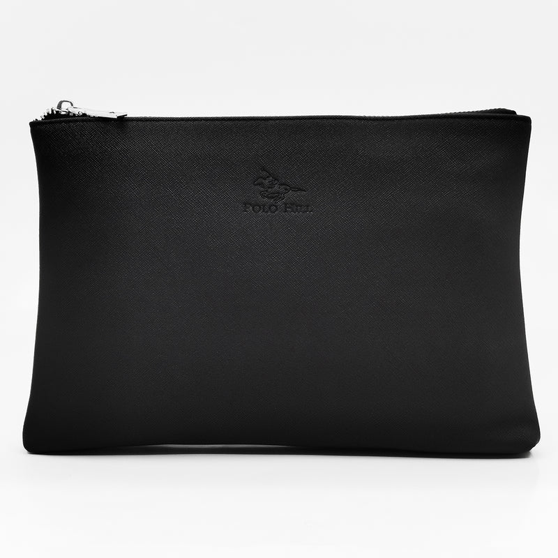 Load image into Gallery viewer, Zip Closure Hand Held Clutch Bag
