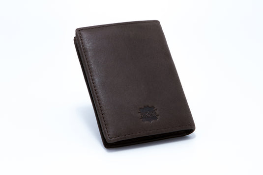 RFID Protected Genuine Leather BiFold Card Holder Wallet