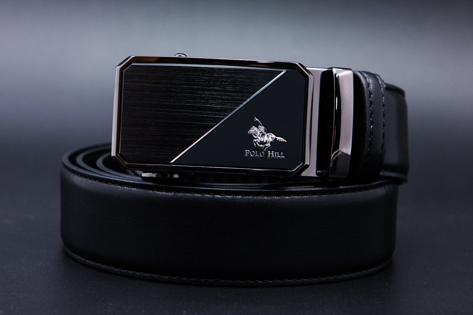 Premium Series Faux Leather Automatic Buckle 140cm Belt Gift Box