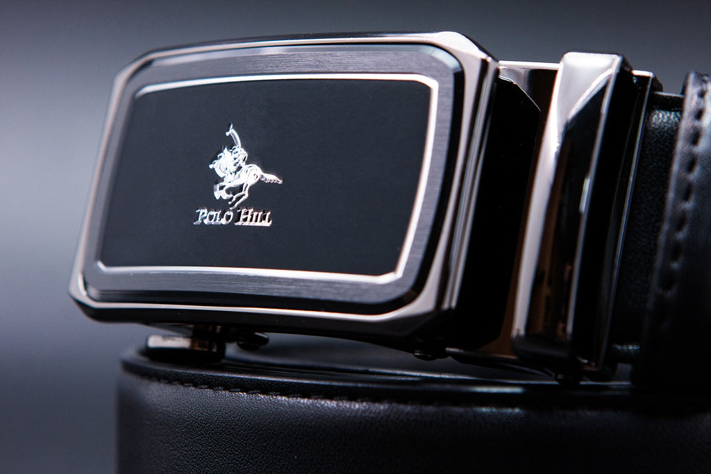 Premium Series Faux Leather Automatic Buckle 140cm Belt Gift Box