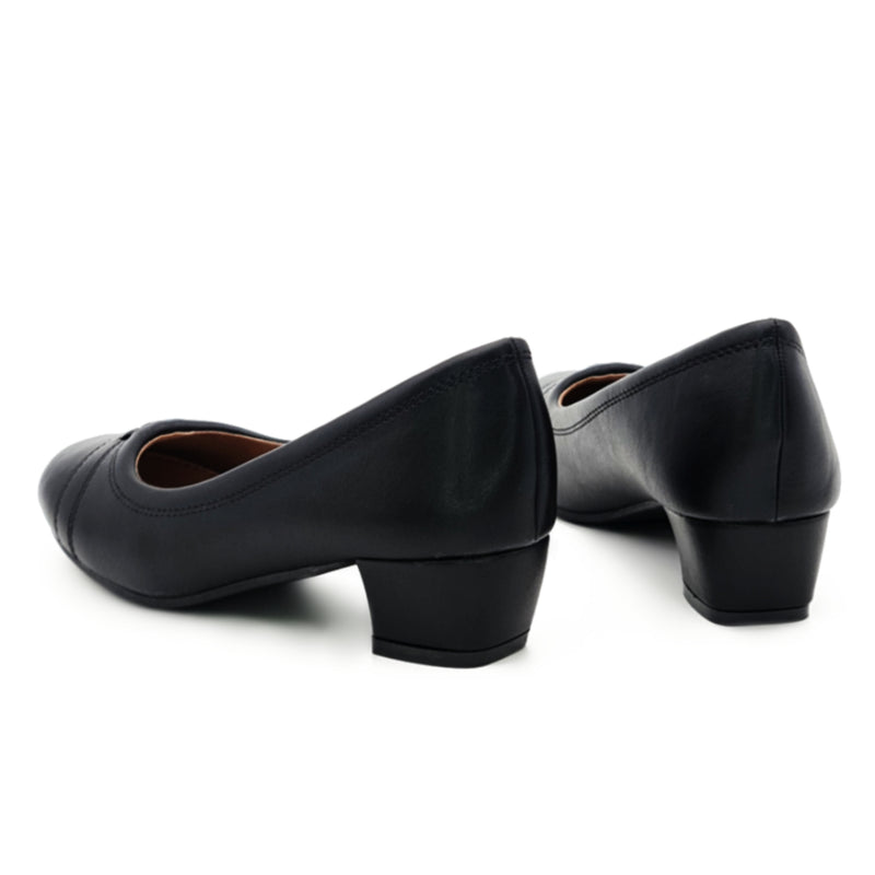 Load image into Gallery viewer, Slip On Rounded Court Shoe Heels
