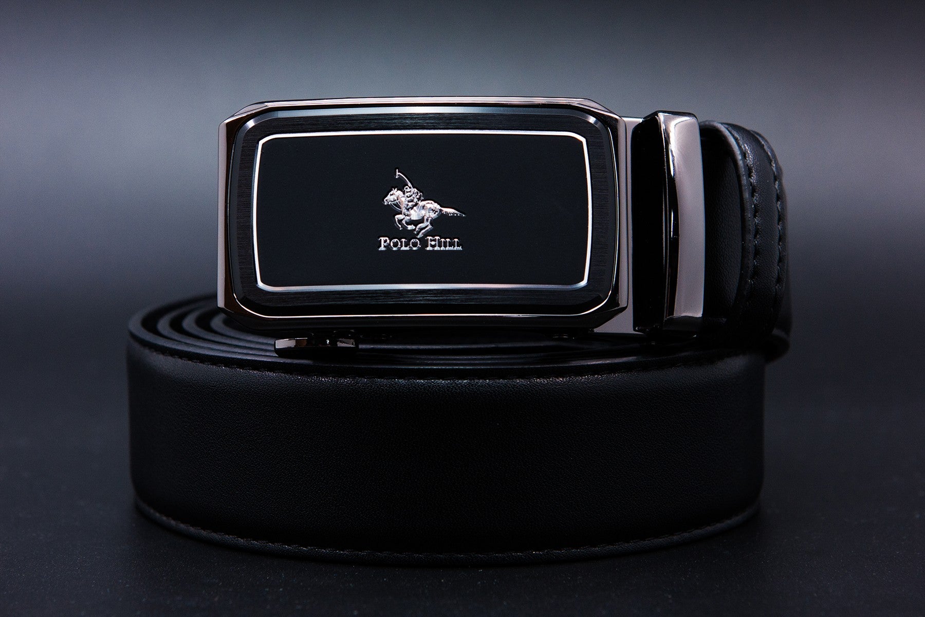 Premium Series Faux Leather Automatic Buckle 140cm Belt Gift Box